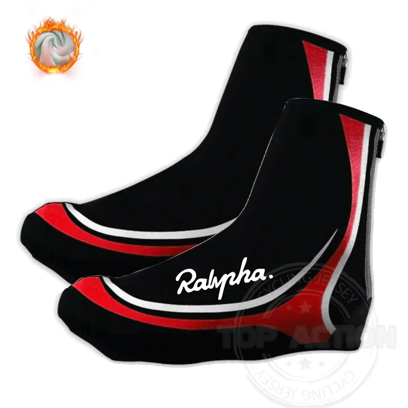 

2022 Ralvpha New Men's Warm Riding Fleece Bike Road Mountain Bike Equipment Polyester Winter Shoe Cover 6 Colors
