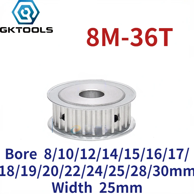 

Двусторонняя плоская синхронная дорожка 8 м с 36 зубцами AF, Ширина 25 мм, отверстие 8/10/12/14/15/16/17/18/19/20/22/24/25/28/30 мм
