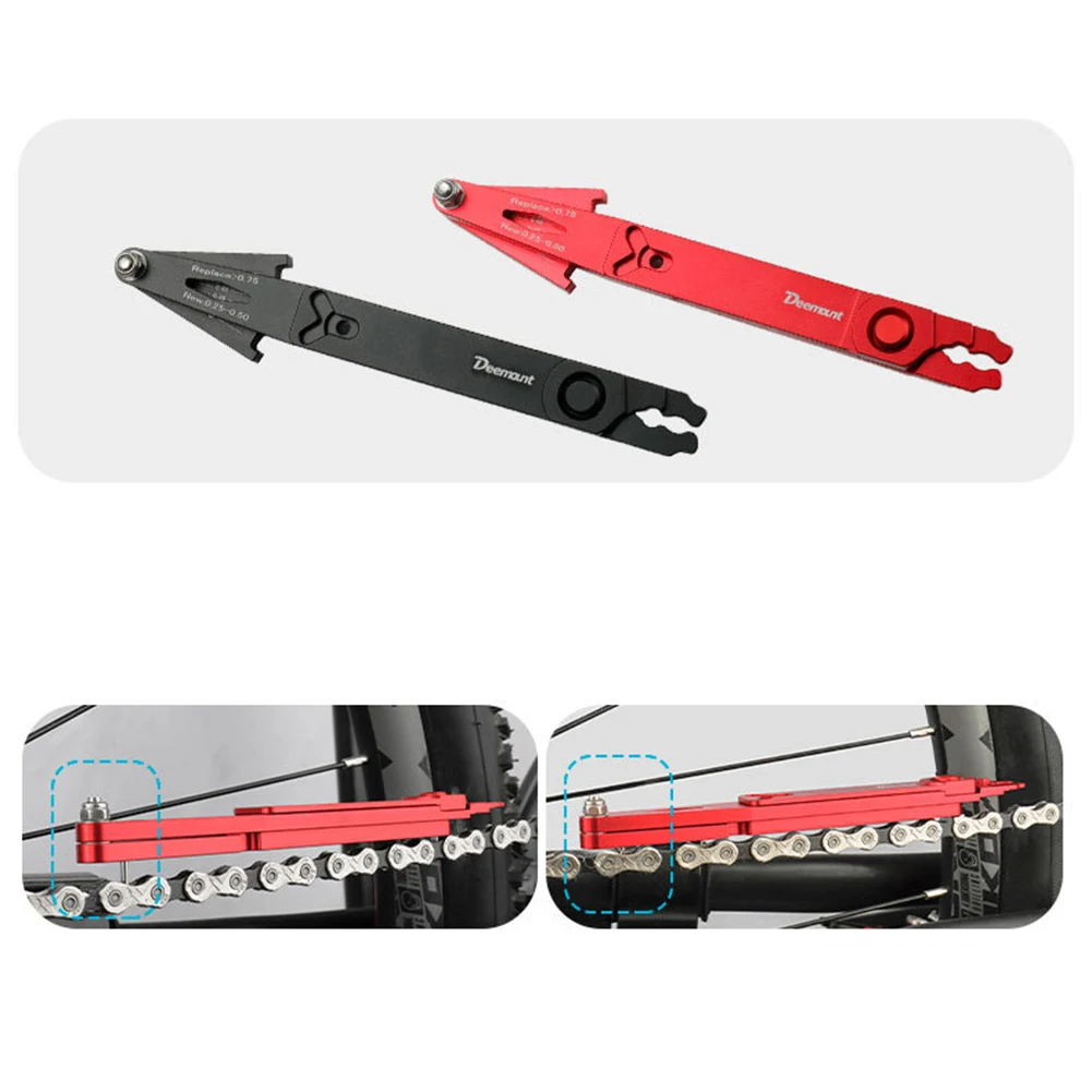 

Bicycle Chain Wear Indicator MTB Road Bike Chain Gauge Measurement Ruler Pliers Road Mountain Bike Bicycle Accessories Cycling