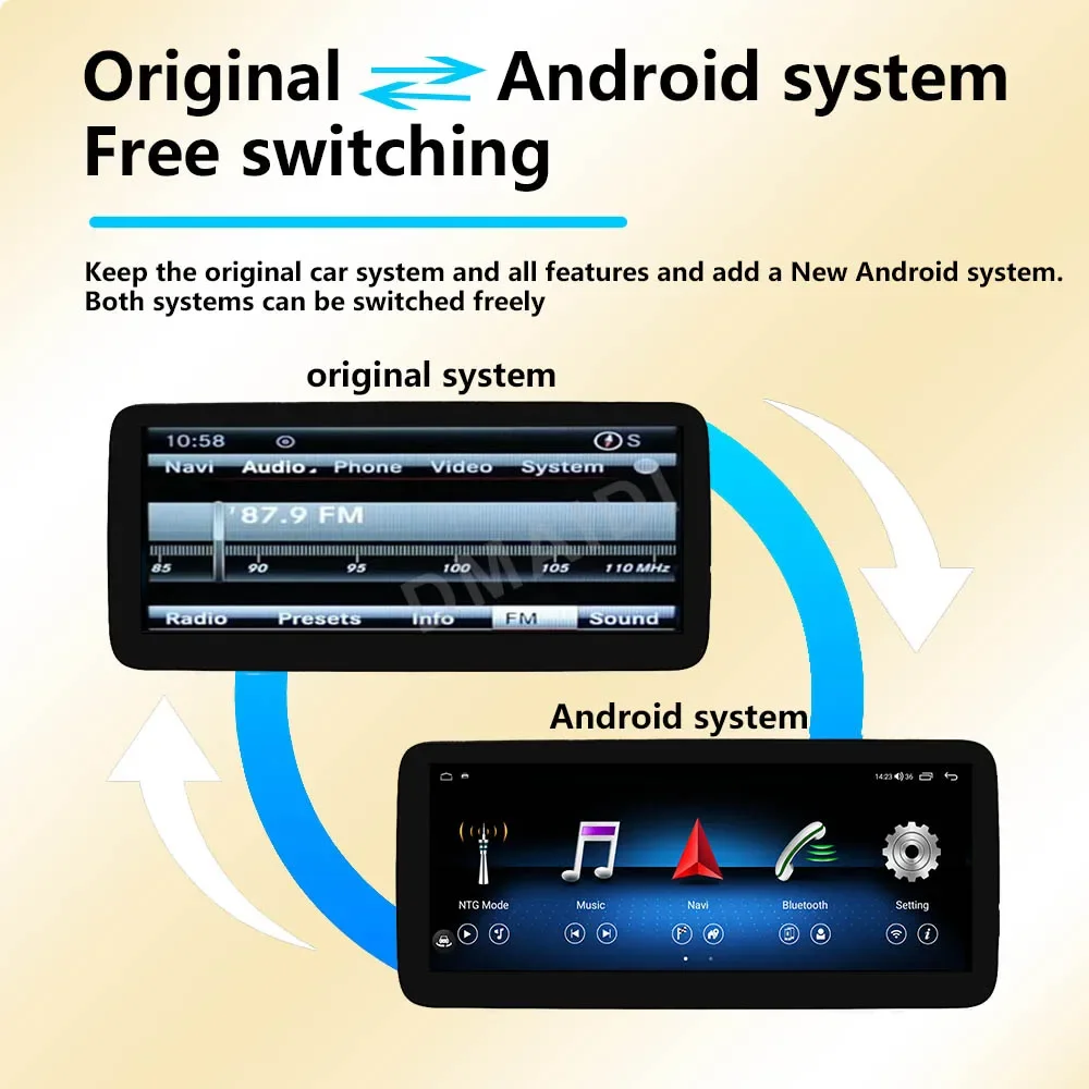 Android 13 для Mercedes GLK Class X204 RHD автомобильный мультимедийный плеер с GPS Радио стерео