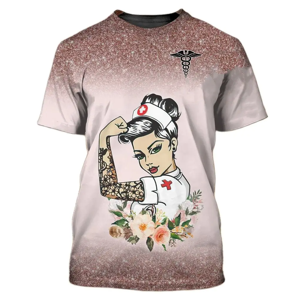 

Summer New 3D Pattern Men's and Women's Work Clothing Short Sleeve Hip Hop Harajuku Street Large Sports Quick Dry T-shirt。