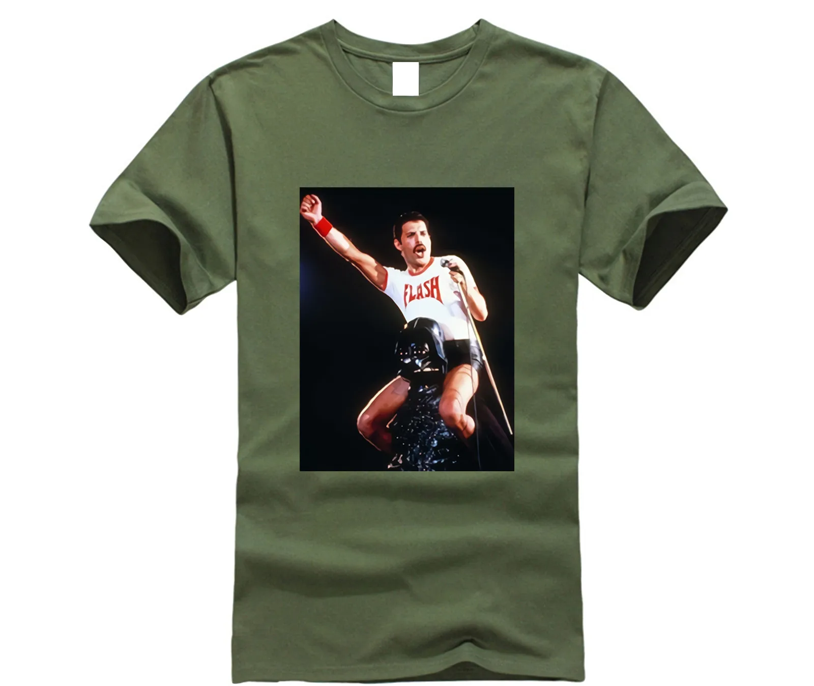 Футболка Queen Freddie Mercury Flash Gordon Live In концерт Дарт Вейдер новая мужская футболка с