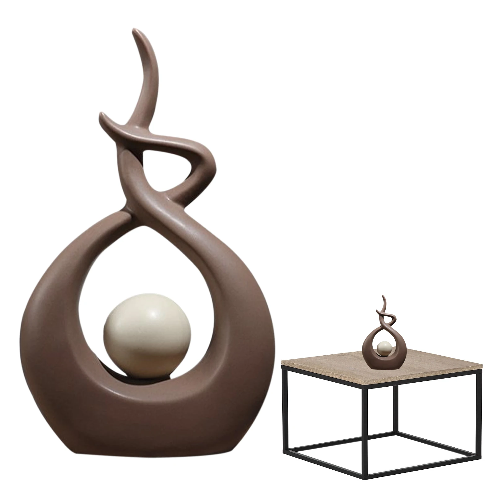 

Gift Ceramic Statue Home Decor For Table Modern Abstract Art Office Party Fashion Dining Room Birthday Craft Elegant