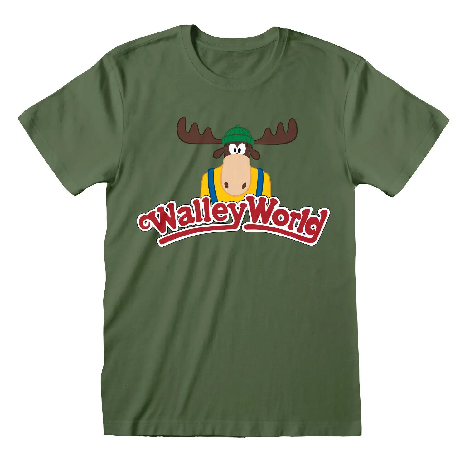 Оливковая футболка National Lampoons Walley World НОВАЯ ОФИЦИАЛЬНАЯ