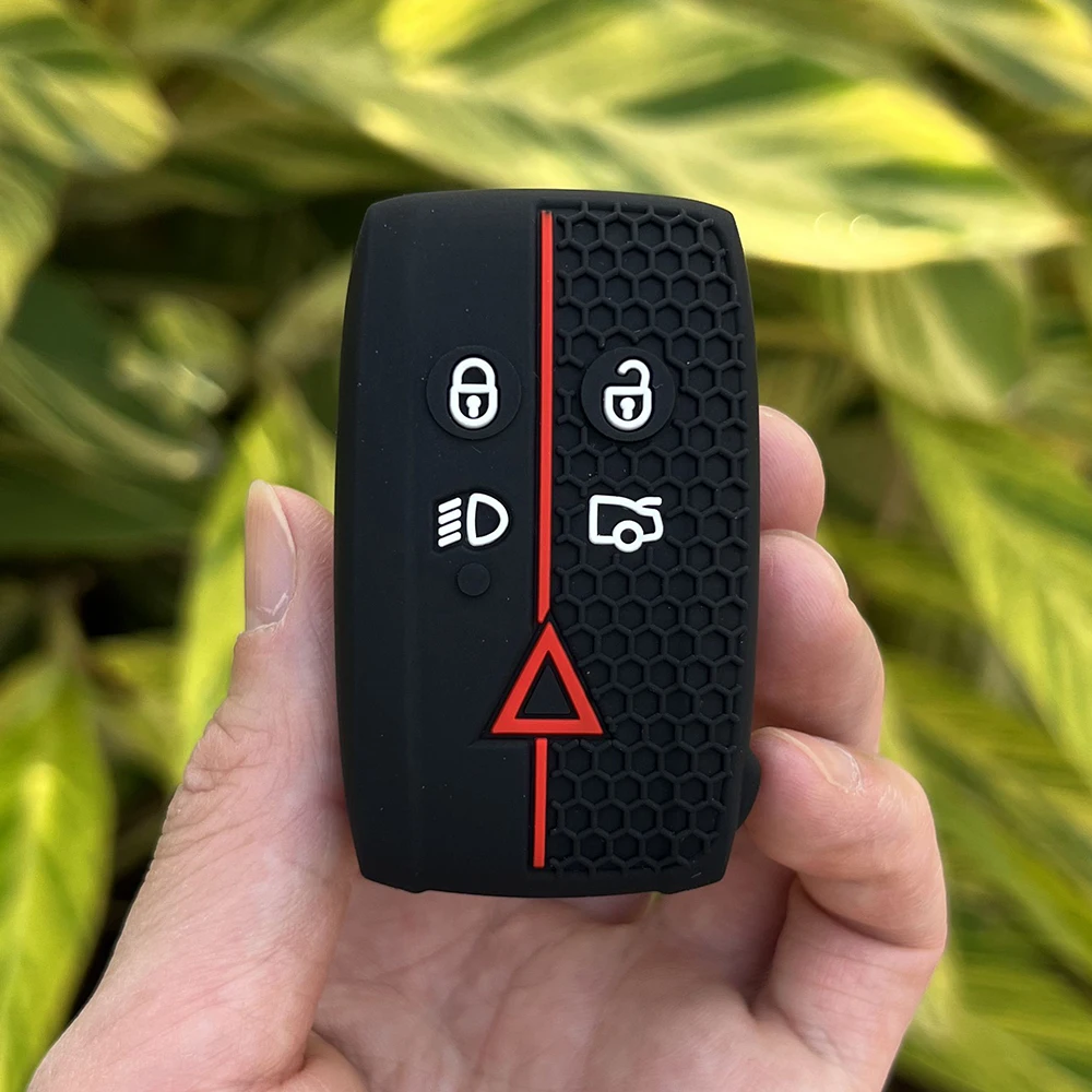 

Силиконовый автомобильный защитный держатель для пульта дистанционного управления для Land Rover Jaguar XF XFR XK XKR XK8 XJ8 2007-2013, резиновый чехол для ключей, брелок