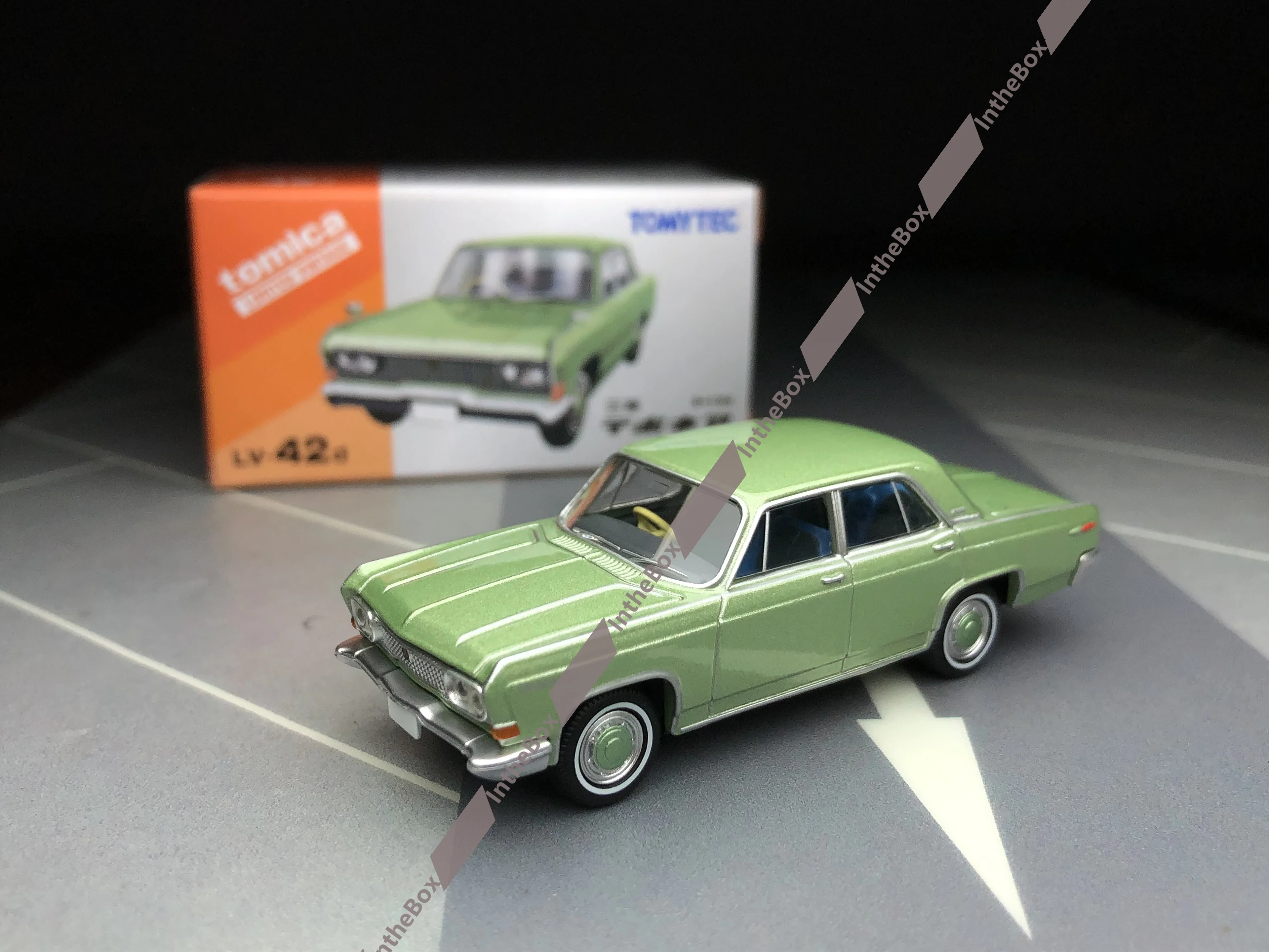 Tomica Limited Vintage 1/64 Debonair зеленый металлический литой автомобиль LV-42d литая под