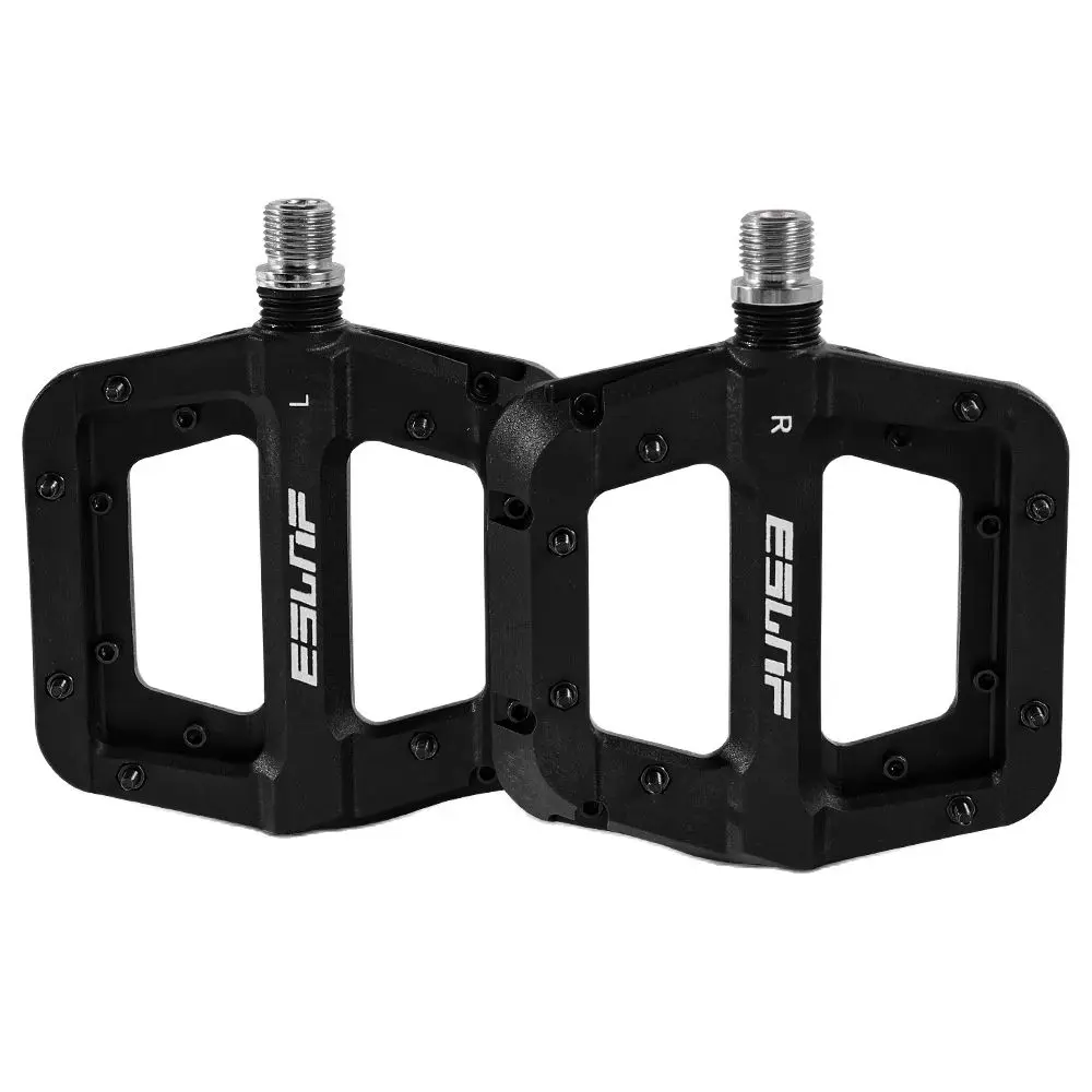 

Mountain Bike Pedal Nylon Bicycle Non Slip Foot Lightweight Design For Quick Disassembly Wider Tread Saves Effort Cycling