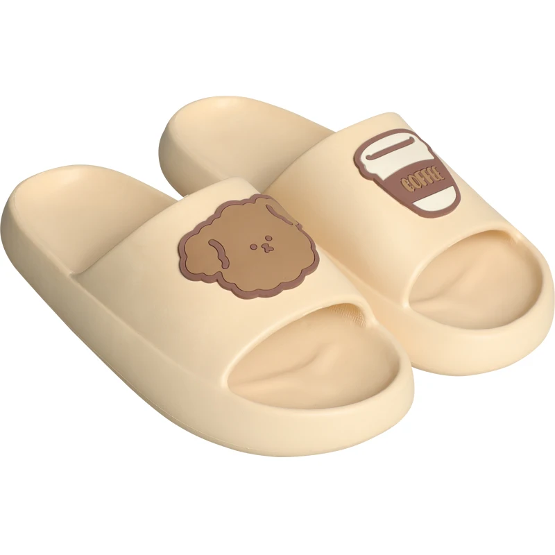 

Summer Slippers Bathroom Indoor Women Outdoor Beach 2022 Soft Slides Fashion Ladies Dogs Sandals Outdoor Anti-slip Man Shoe
