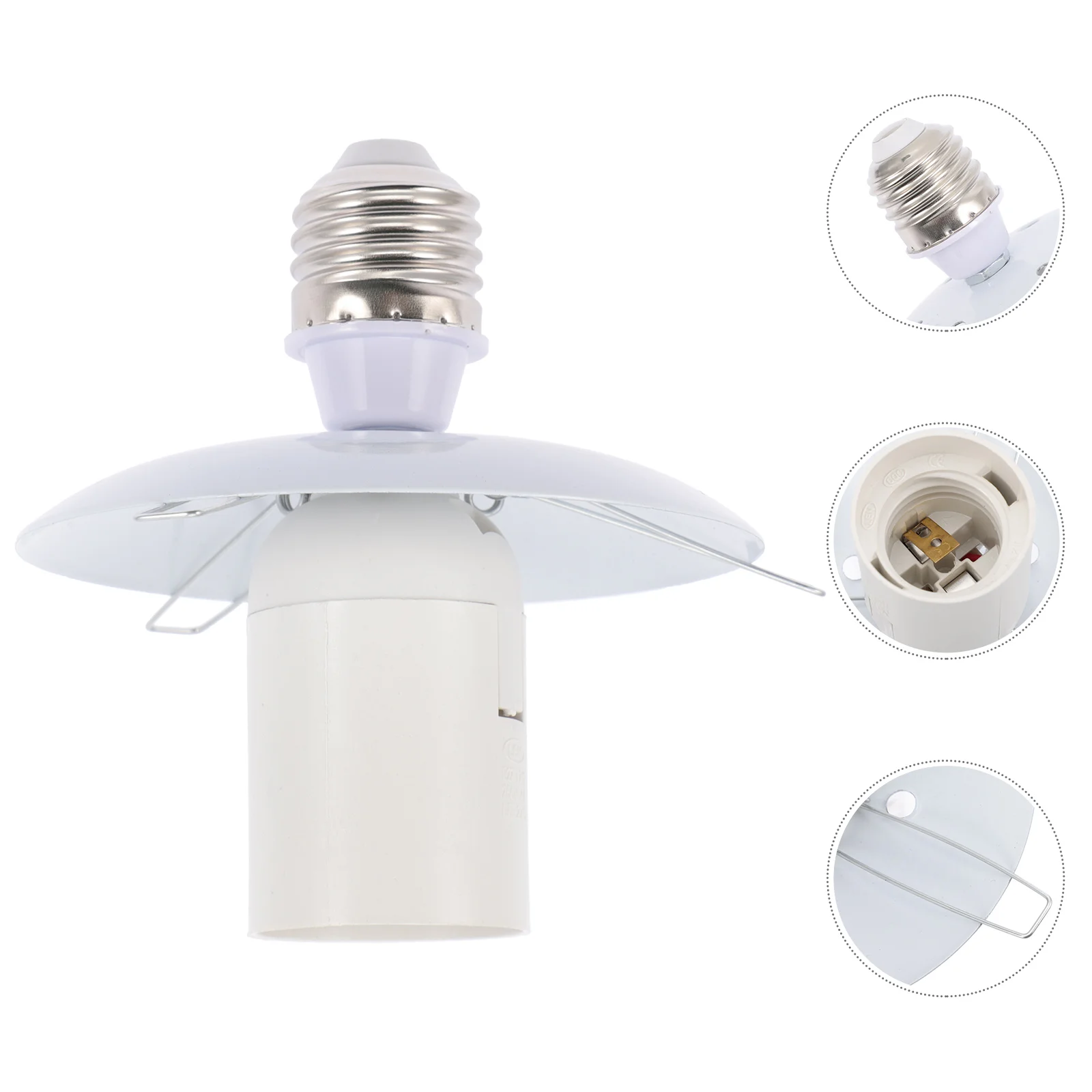 

Lamp E27 Socket Hanging Bulb Extension Light Screw Adapter Ceiling Retro Head Base Convertera Extender Farmhouse