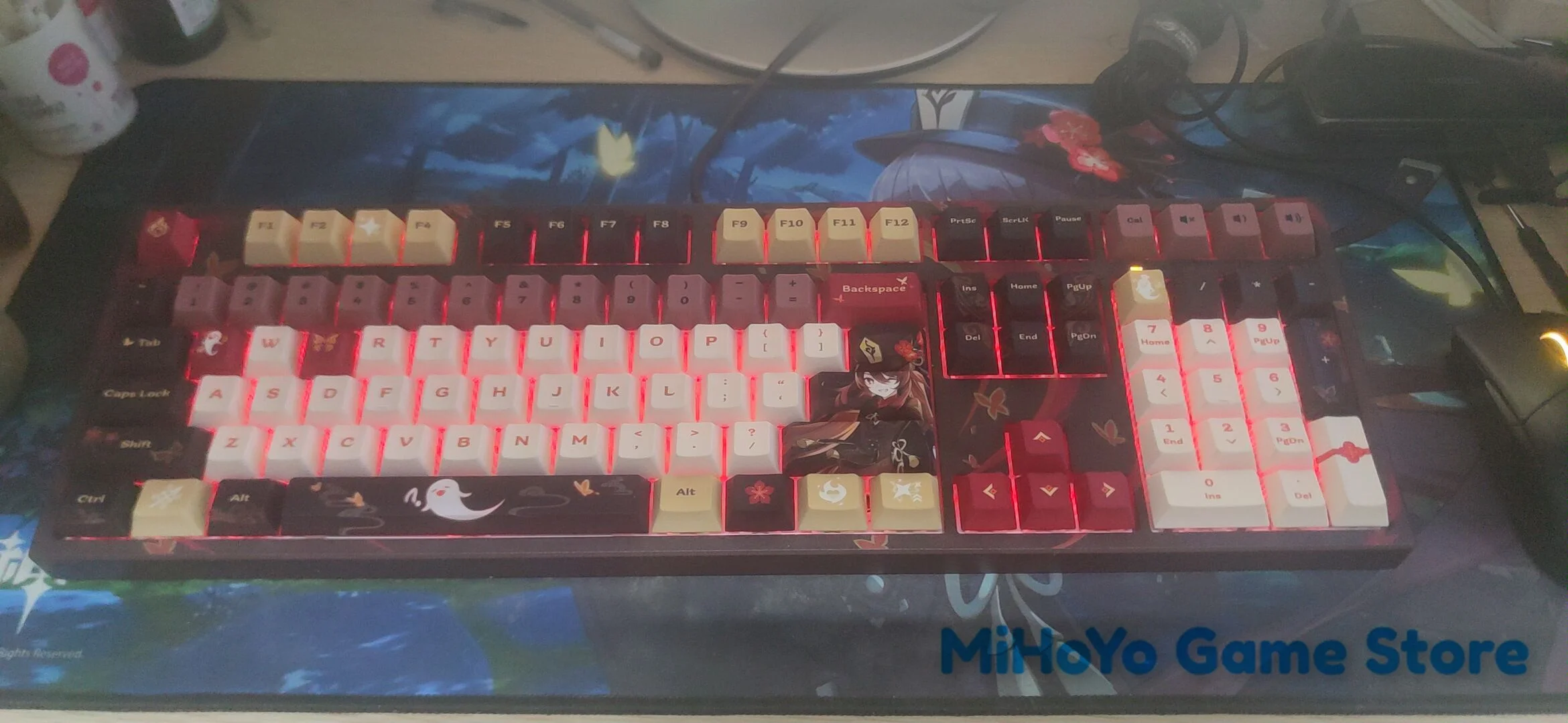 Hu Tao клавиатура MiHoYo оригинальная официальная Genshin Impac Hutao периферия механическая