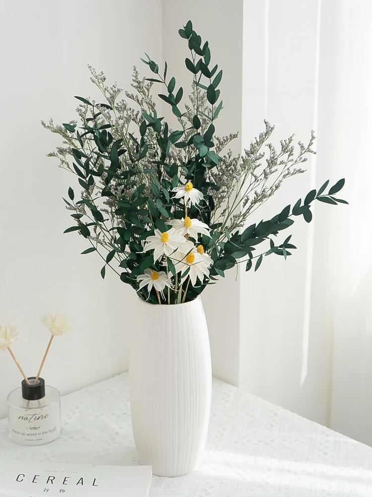 

Eternal life Eucalyptus Roland Bouquet Of Dried Flowers Home Decoration Decorations INS Star Rabbit Tail Dried Flowers