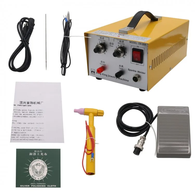 

200W Mini Spot Welder Laser Spot Welding Machine Jewelry Tool DX-30A 110V