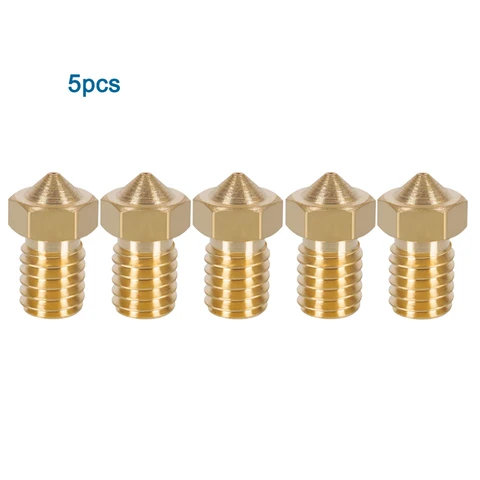 Латунные форсунки E3D V6 0.25/0.3/0.4/0.5/0.6/0.8 M6 для 1.75 нити