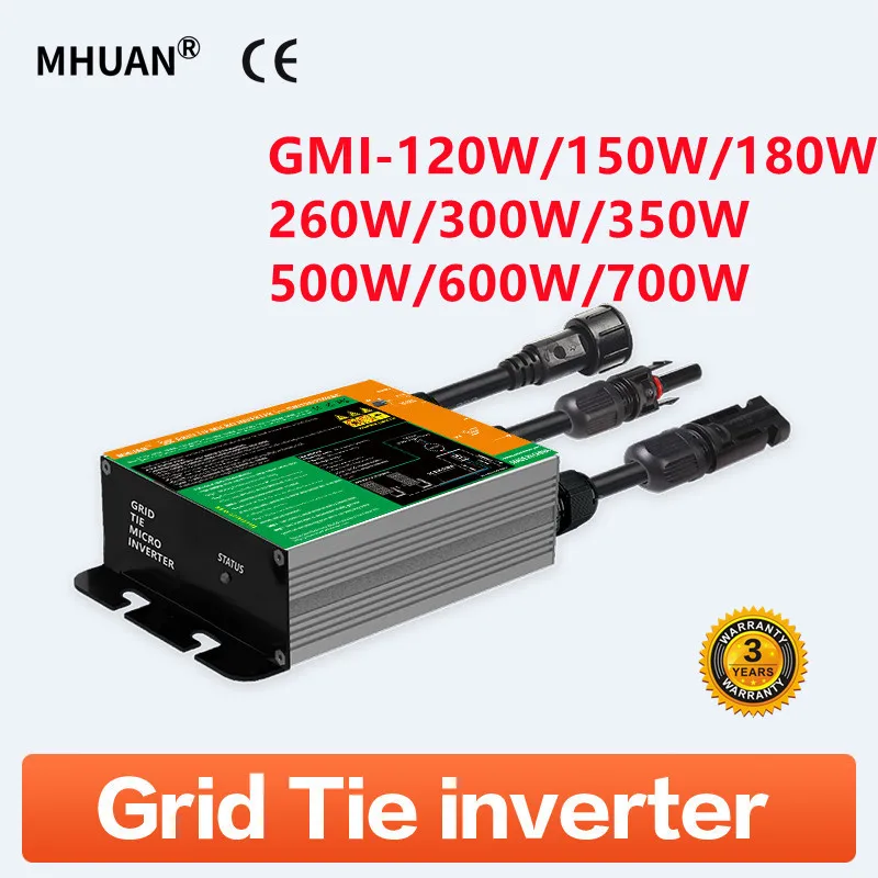 700W-120W MPPT Solar PV Grid Tie Micro Inverter GMI series Input 10.8-30V/18V-50V Output 120V-230V