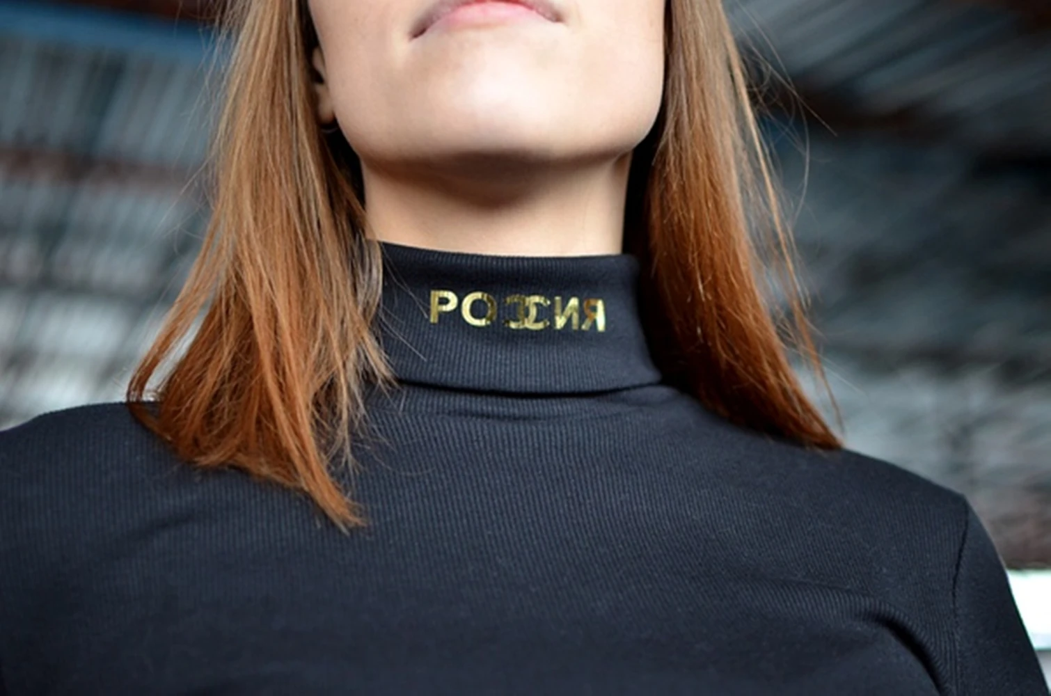 Россия Письмо Печать Новый Водолазка Свитер для Женщин Золотой Или