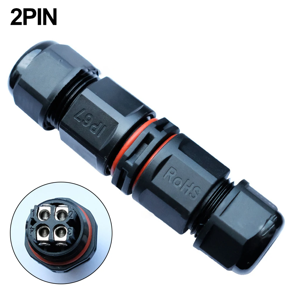 1 шт. 2/3/4 контактный водонепроницаемый разъем, Винтовая клемма, распределительная коробка L16 IP67 250 в 15 А для садовых дисплеев, туннельных огней, дороги