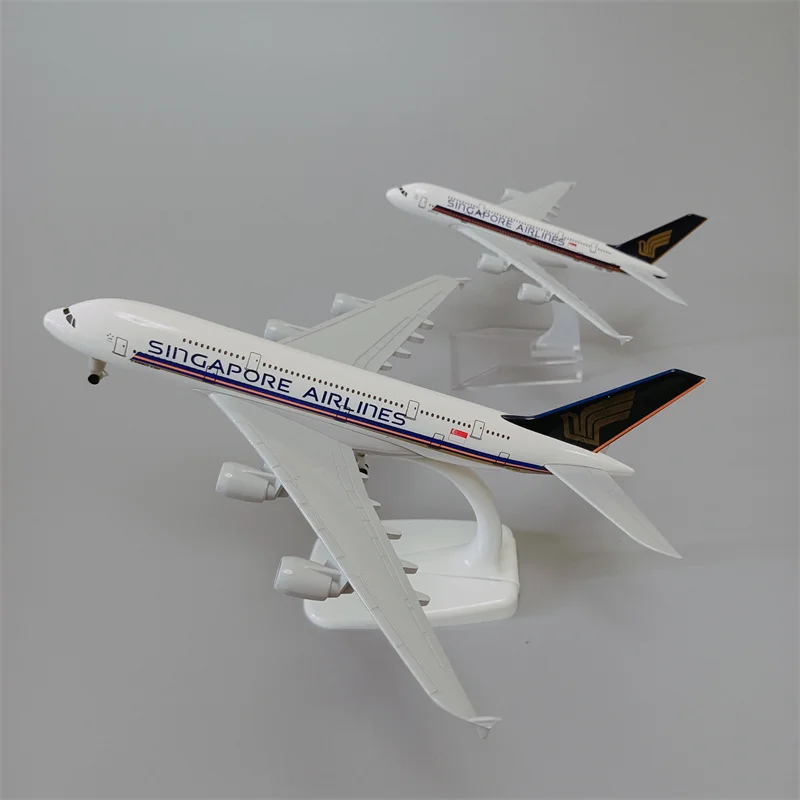 

Модель самолета A380 из металлического сплава для авиаперевозок, 16 см 20 см