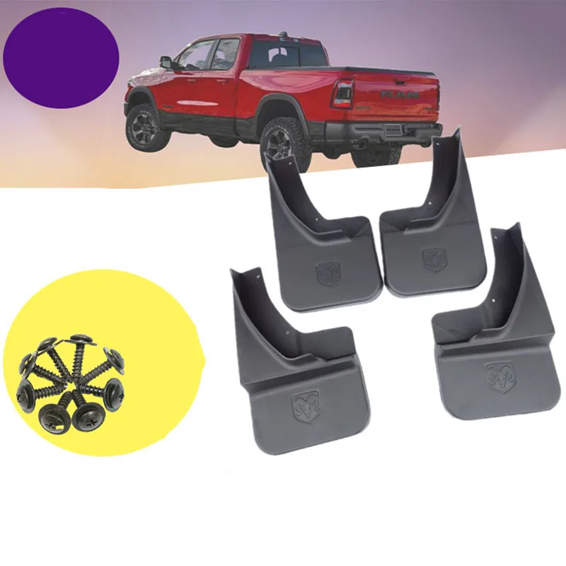 

Брызговики для Dodge Ram 1500 2500 3500 2009-2018 с колесами, бровами, шинами, брызговиками, аксессуарами для защиты от брызг