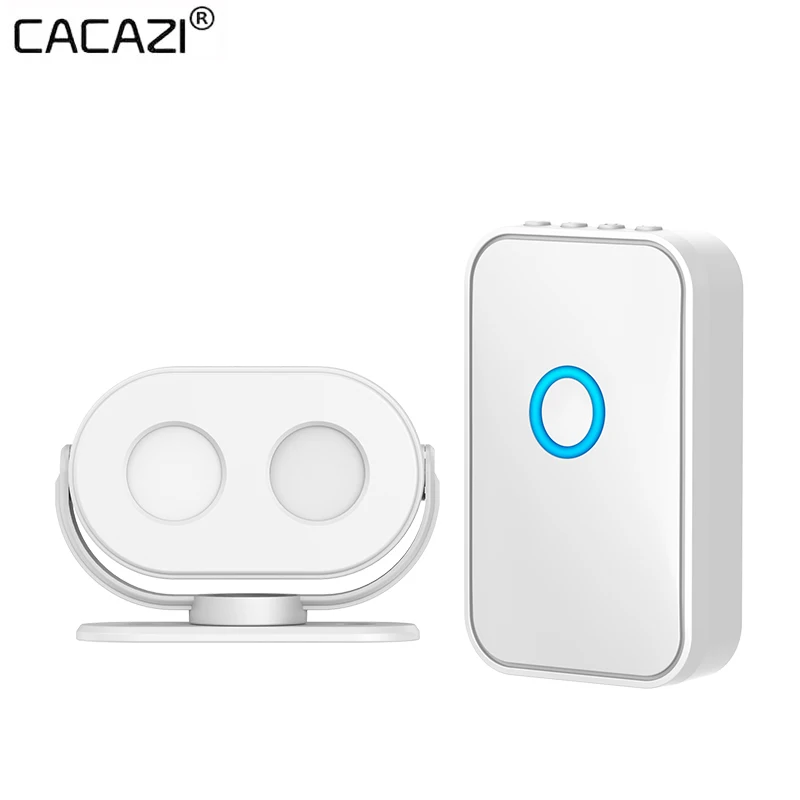 

CACAZI Home Welcome Induction Doorbell Rechargeable PIR Motion Detector Infrared Security Wireless Alarm Doorbell Store