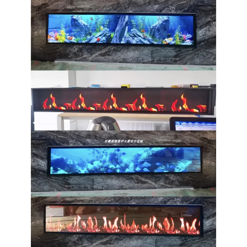 Индивидуальный многофункциональный электронный аквариум Fuxi камин ультратонкий