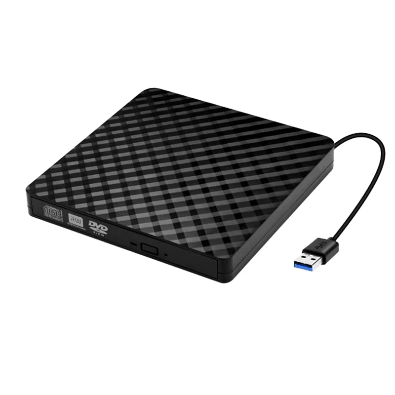 

1 PCS USB3.0 External DVD CD Writer Optical Drive Reader Player Optical Drives Portable Burner For Laptop Desktop