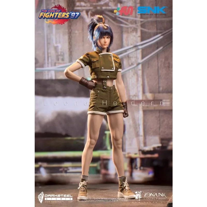 В наличии 100% Оригинальные игрушки DarkSteel ZenPunk Leona Heidern 1/6 оригинальные