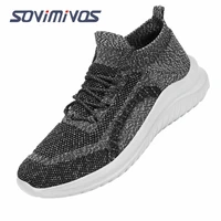 men women knit sneakers breathable athletic running walking gym shoes