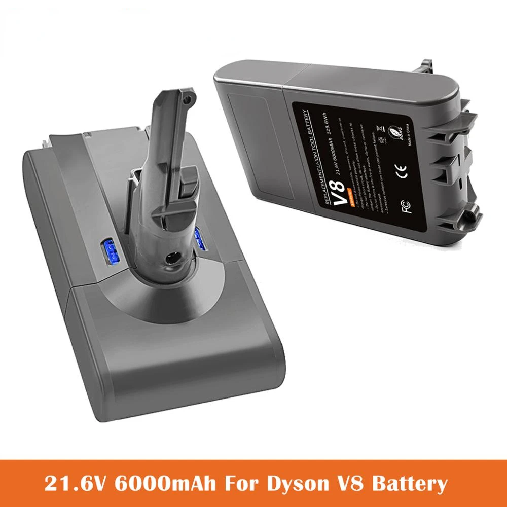 

2023NEW 21.6V Battery For Dyson V8 Battery for Dyson V8 Absolute /Fluffy/Animal/ Li-ion Vacuum Cleaner rechargeable Battery L50