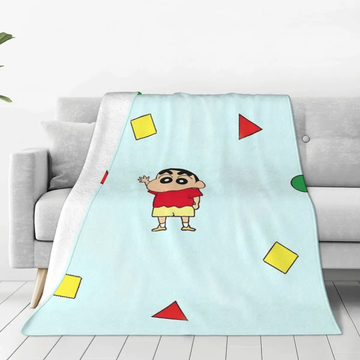 Официальное милое постельное белье Crayon Shin-chan флисовые одеяла осень/зима