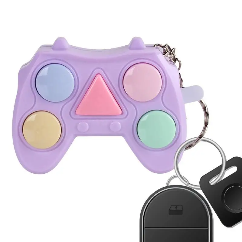 

1PC Colorful Gamepad Shape Memory Maze Cube Gadget Keychain Novel Anxiety Stress Relief Toy Educational Breakthrough Game