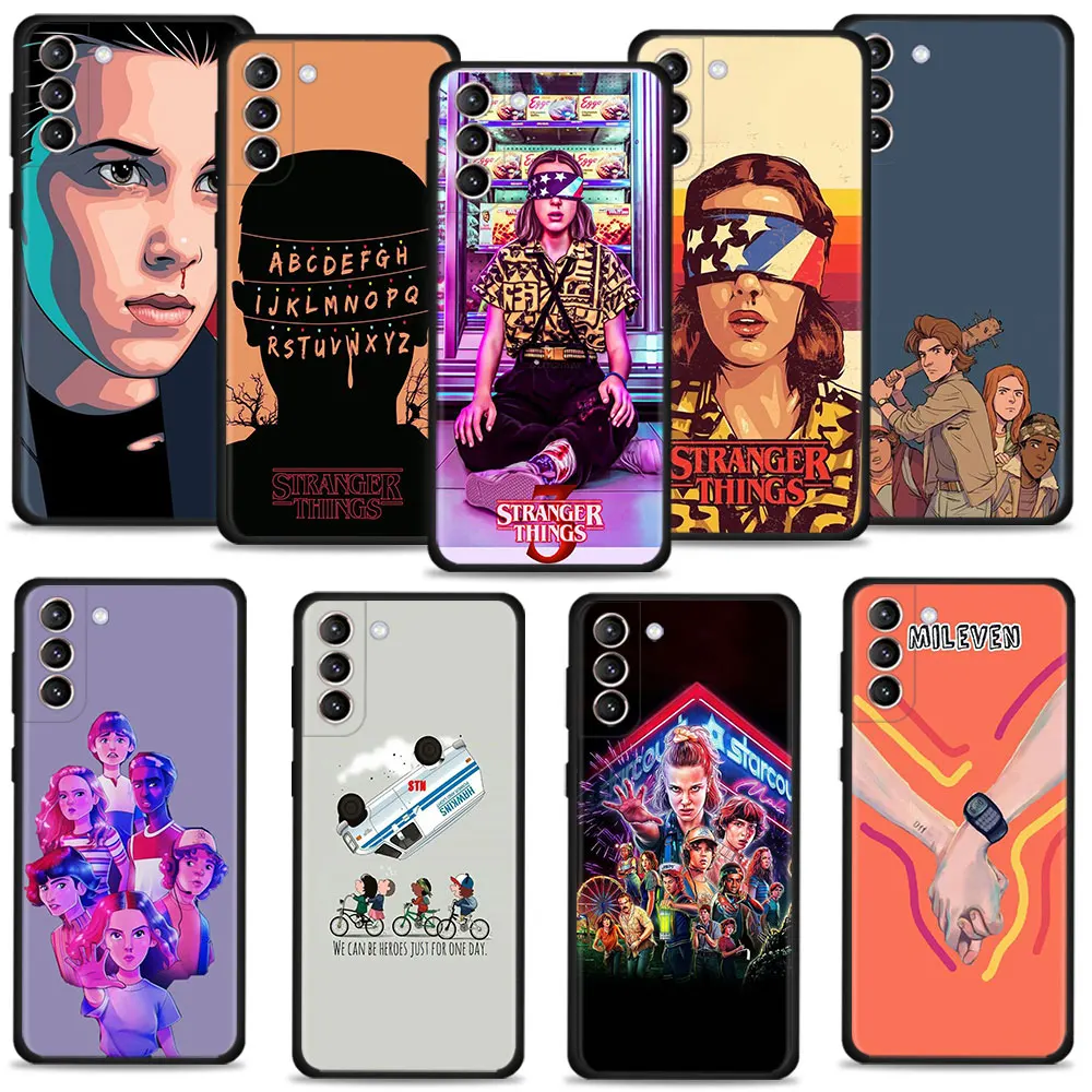 

Phone Case For Samsung Galaxy S22 S21 S20 FE Ultra S10 S9 S8 Plus S10e Note 20Ultra 10Plus Cover Funda Stranger Things El Mike