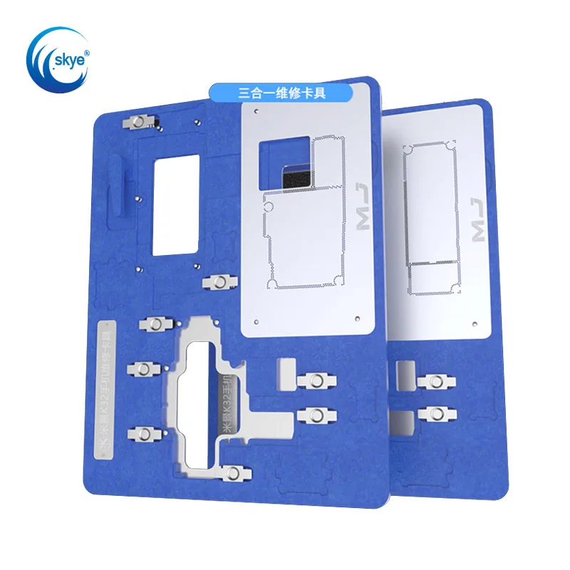 

Mijing K32 K31Phone Repair Fixture 3 In 1 for Phone 11 11 Pro 11 Pro Max Motherboard CPU Nand Logic Board Repair Holder Jig