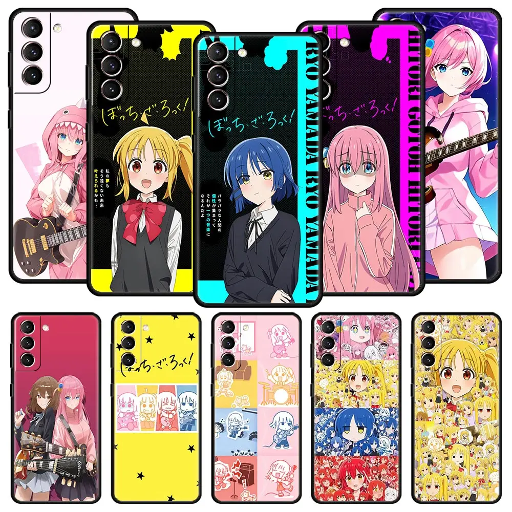 

Phone Case For Samsung Galaxy S23 S22 Ultra S20 S21 FE 5G S10 S9 Plus S10E S8 Note 20 Silicone Cover Bocchi the Rock Anime