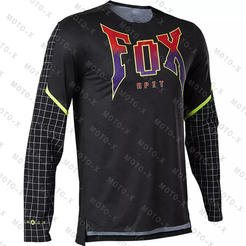 

MTB Quick Drying Motocross Shirt Hpit Fox Men's Mx T-shirt, Mountain Bike, Bmx, Dh, Mtb, Cycling Jersey Mexico Spexcel