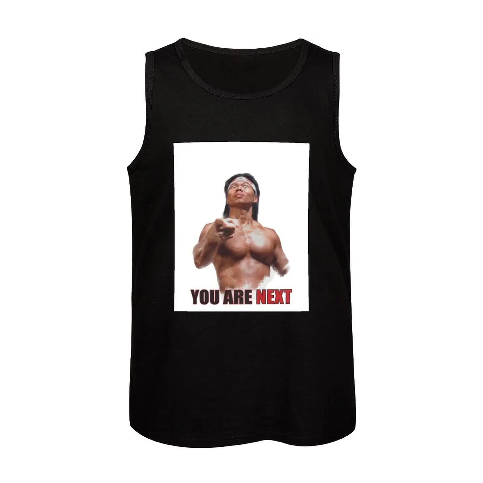 Bolo Yeung Chong Li You Are Next Sketch Bloodsport Classic Movie Tank Top спортивная рубашка мужская футболка