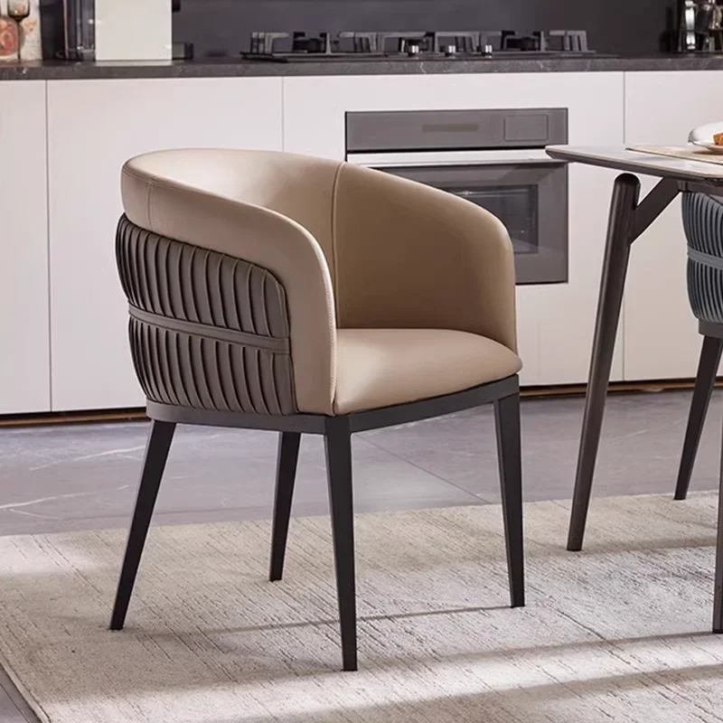 

Outdoor Waterproof Dining Chairs Modern Luxury Trendy Children Dining Chairs Designer Arms Sillas De Comedor Home Furniture