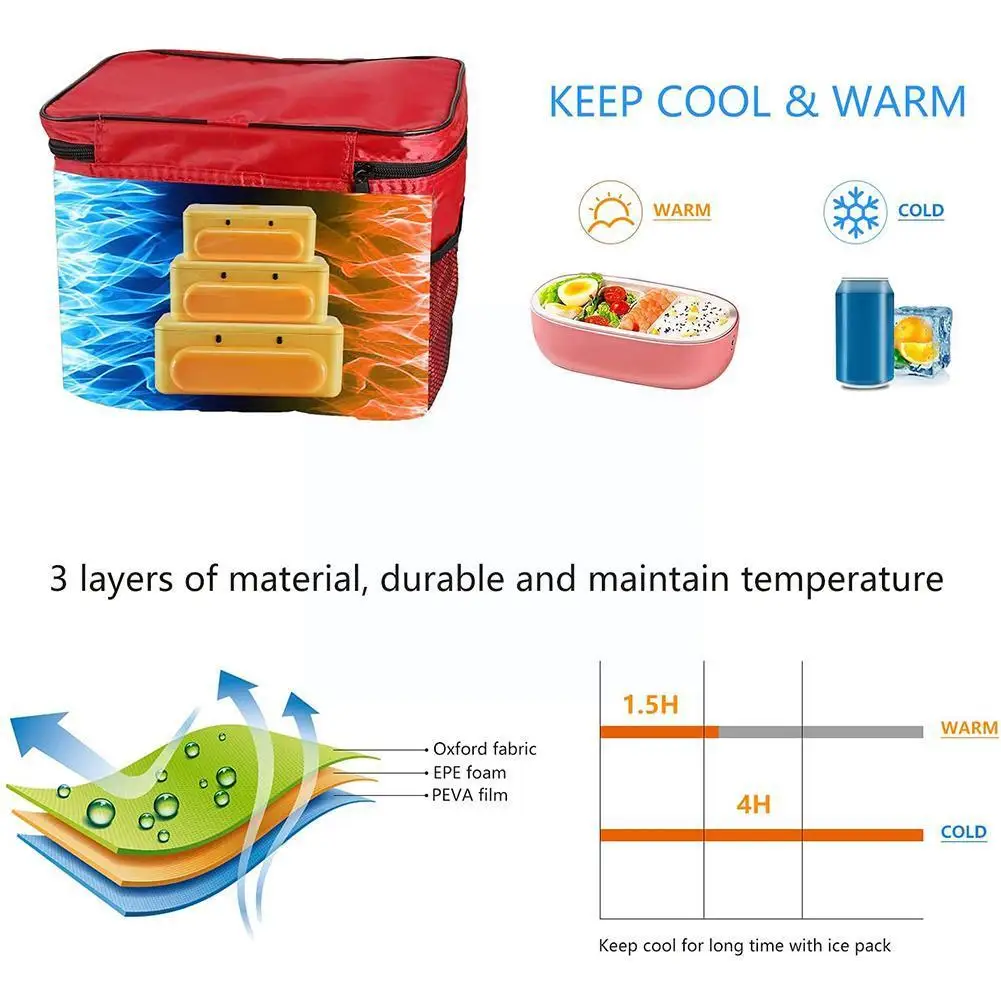 Уличный мешок для льда кемпинга многофункциональная изоляционная льдовая ткань
