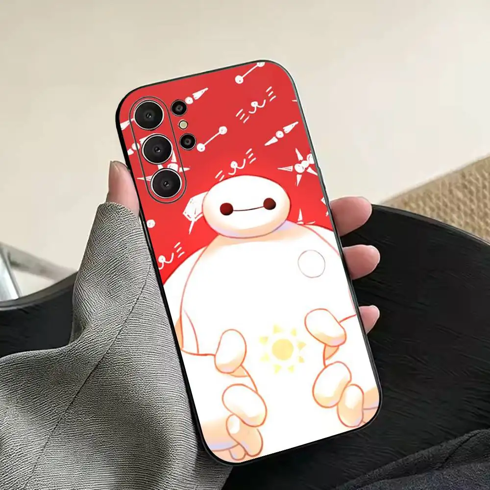Фото Аниме B-Baymax Подарок Черный Мягкий Силиконовый Чехол для Телефона Samsung Ultra S26, S24, S21, S22, S23, S30, Plus, Lite №2