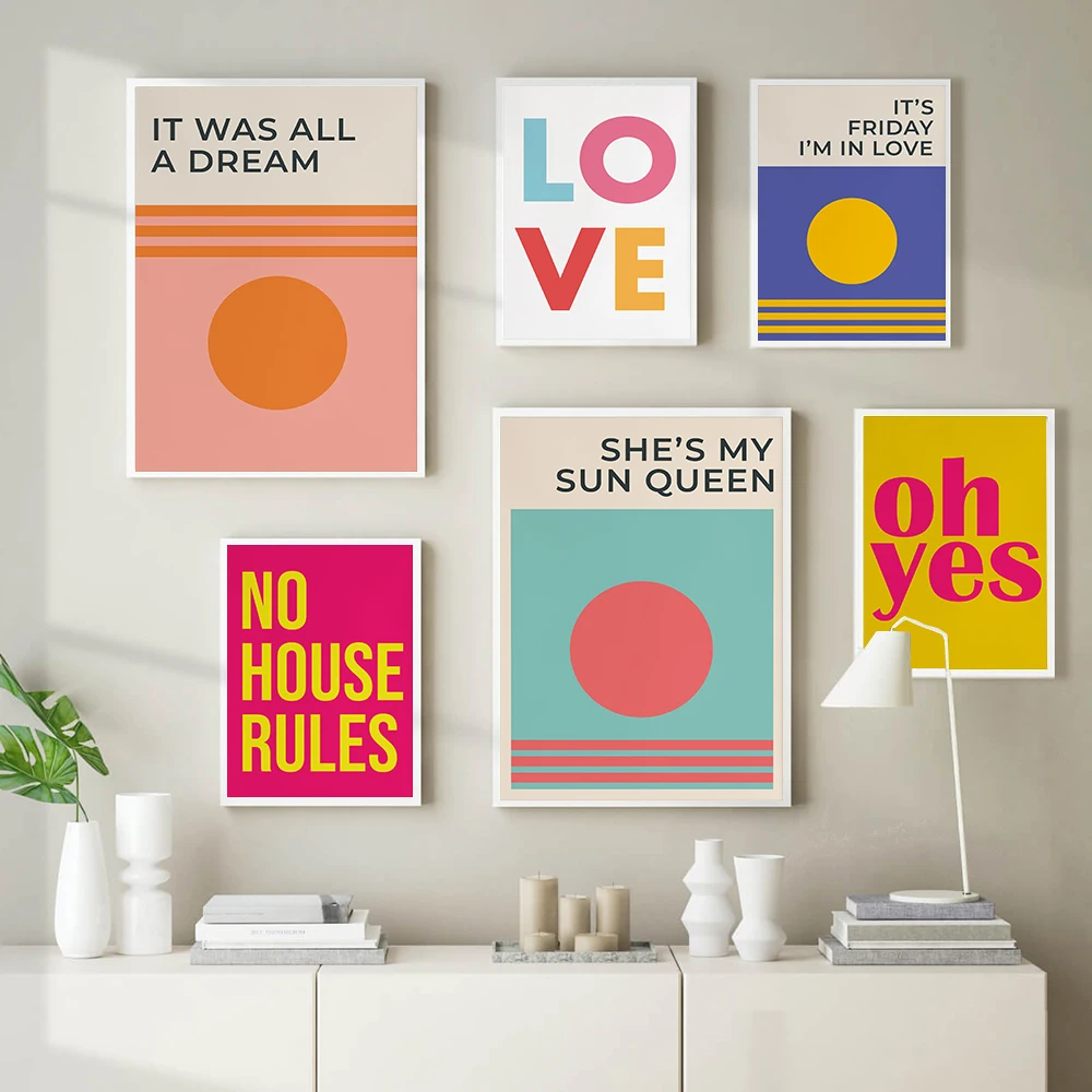 

Famous Hip Hop Lyrics Music Queen Wall Art Poster Print Abstract Colourful Quote Inspirational Canvas Painting Room Home Decor