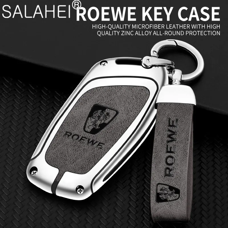 

Zinc Alloy Car Remote Key Cover Case Holder Shell For Roewe RX5 I6 I5 RX3 RX8 ERX5 2017 2019 Auto Key Bag Protection Accessories