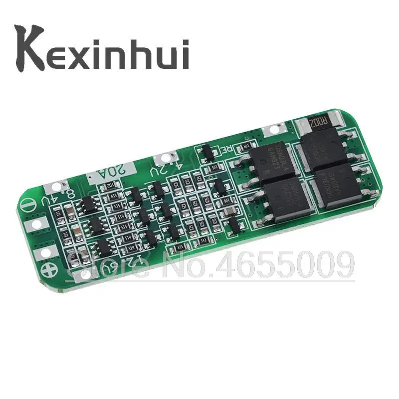 3S 20A литий-ионный аккумулятор 18650 зарядное устройство PCB плата защиты BMS 12 6 V Cell 59x20x3