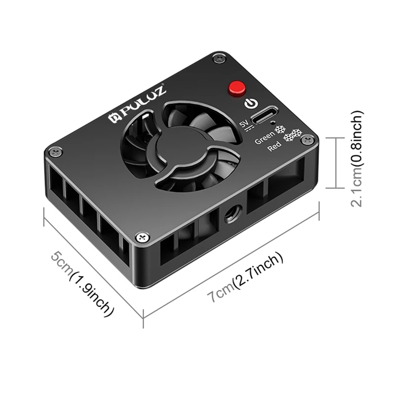 PULUZ для Sony ZVE1/FX30 Canon R8 Fujifilm камера живой съемки охлаждение многофункциональный