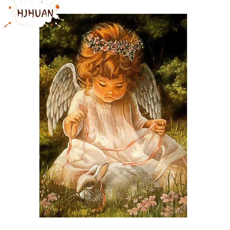 

New Diamond Painting Baby angel DIY Diamond Painting Full Square/round Drill Embroidery Cross Stitch Gift Home Decor Gift Resin
