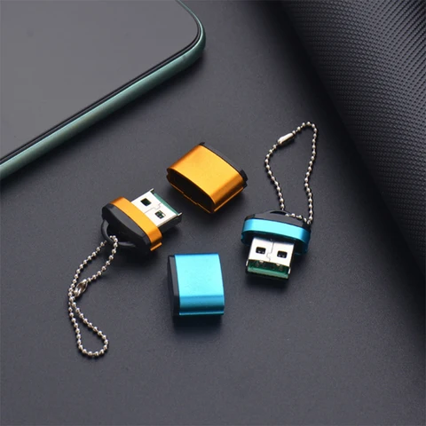 Высокоскоростной мини-картридер USB 2,0, картридер TF для Micro SD, адаптер карты памяти для настольного компьютера, стандартный картридж USB