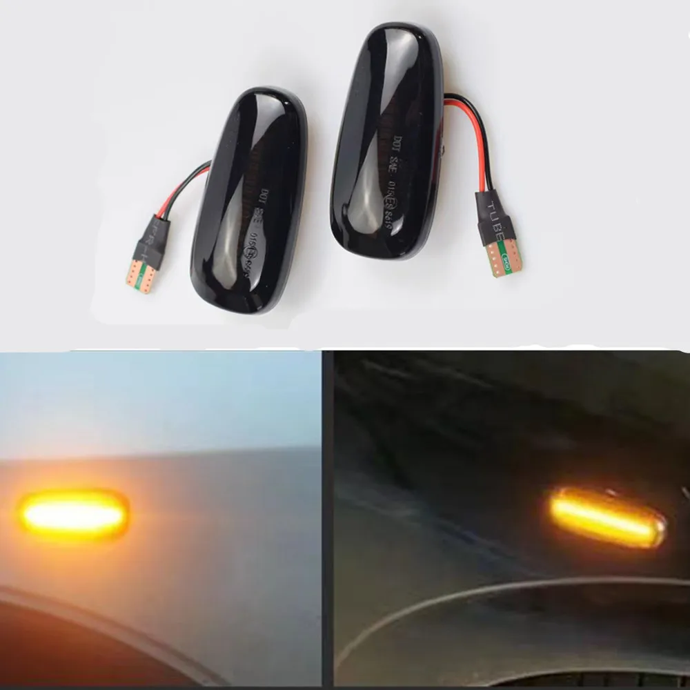 

2x Dynamic LED Side Marker Flowing Turn Signal Side Repeater Lamp Sequential Blinker for Opel for Zafira A 99-05 for Astra G