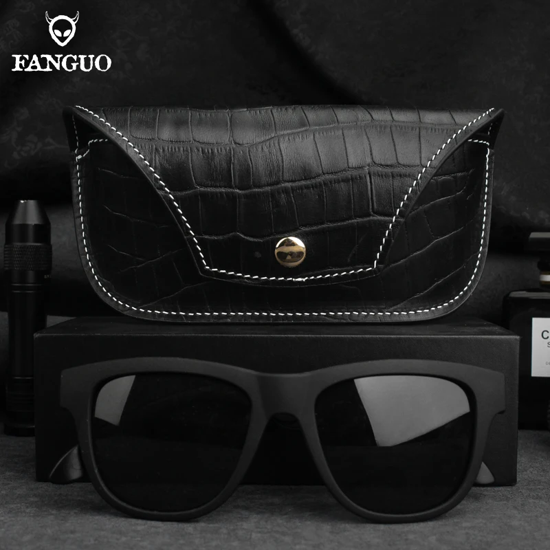 Высококачественный футляр для очков повседневный солнцезащитных из натуральной