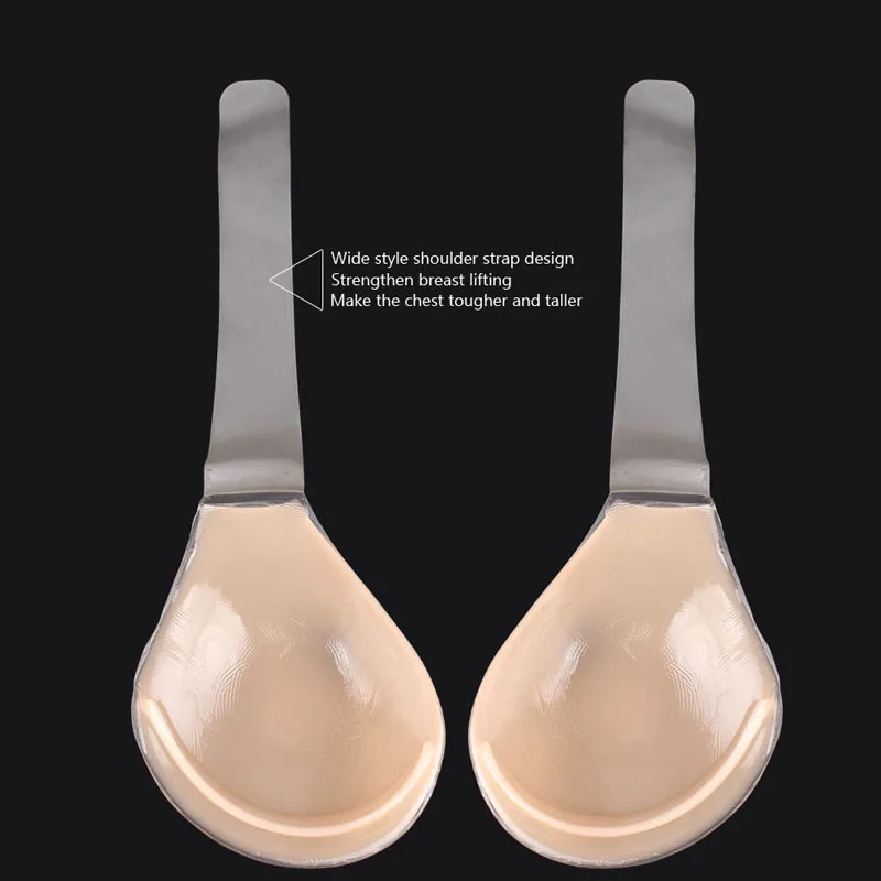 Plus Large Size Sticky Bras Women Brassiere Bralette Underwear Bh Comfort Lift Bust Invisible Silicone Chest Sticker Holder