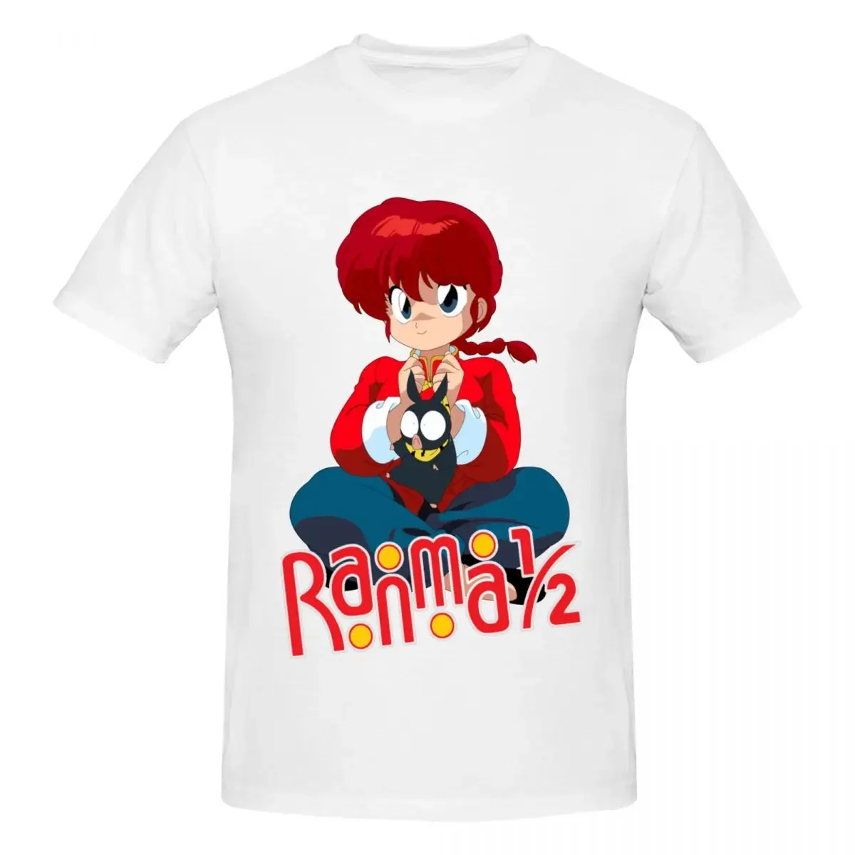 Футболки Ranma Nibun-no-Ichi с графикой Y2K Pops индивидуальные футболки для мужчин и женщин