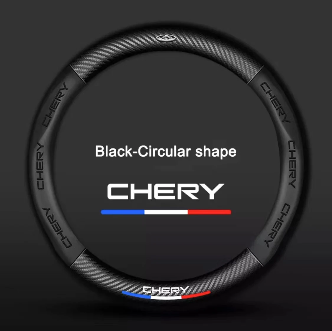 

Car Embossing For Chery Steering Wheel Cover Carbon Fiber Non-Slip Tiggo 2 3 4 5 7 Pro 8 3X QQ Arrizp Fulwin EQ7 T11 A13 Eastar