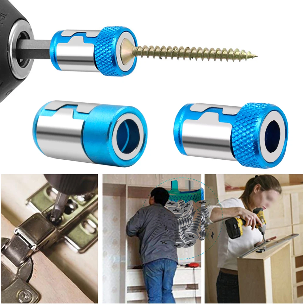 

Magnetic Ring Universal Screw Driver Head Electric Drill Suction Bit Magnetic Steel Sleeve Hand Tools Accessories